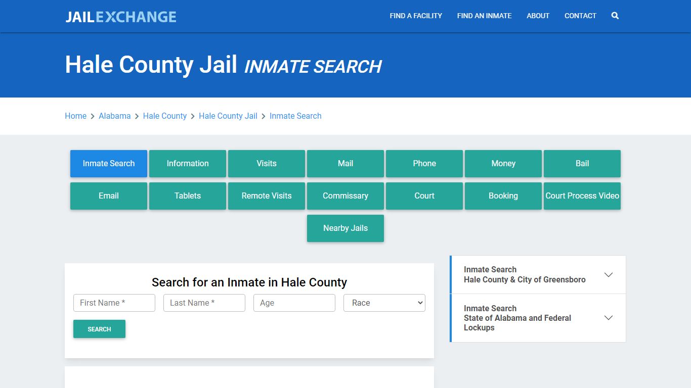 Hale County Jail, AL Inmate Search: Roster & Mugshots